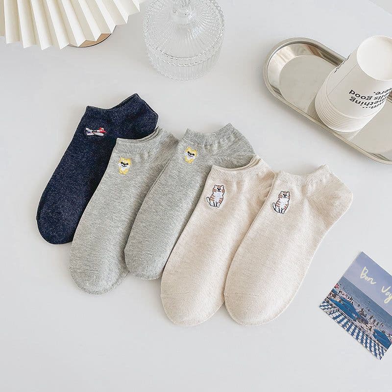 image-Men's Deodorant Socks Pure Cotton