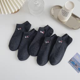 image-Men's Deodorant Socks Pure Cotton