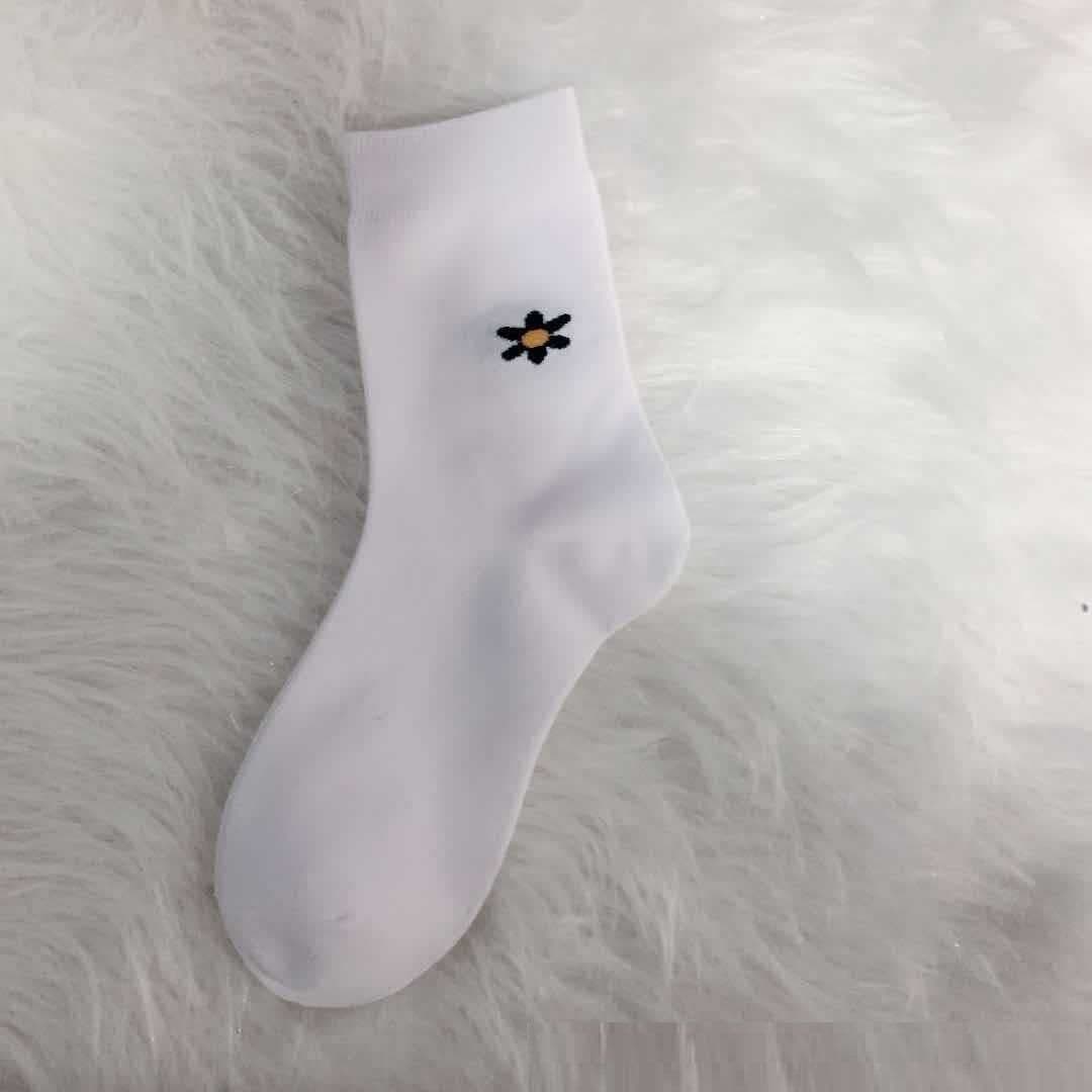 image-Spring Socks Letters Tube Socks Ins Japanese Pure Cotton Socks Hip Hop European And American Style Athletic Socks