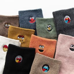 image-Funny Cartoon Embroidery Socks Male Japanese Style