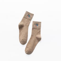 image-Funny Cartoon Embroidery Socks Male Japanese Style