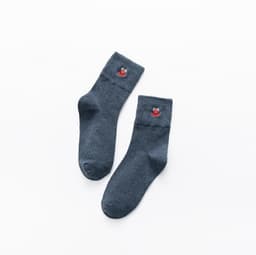 image-Funny Cartoon Embroidery Socks Male Japanese Style