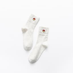 image-Funny Cartoon Embroidery Socks Male Japanese Style