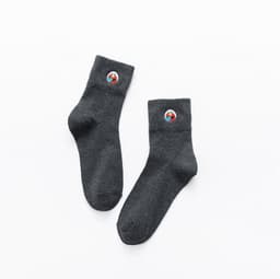 image-Funny Cartoon Embroidery Socks Male Japanese Style