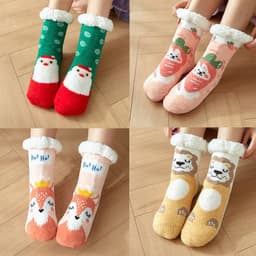 image-Christmas Stockings Children Floor Home Sleep