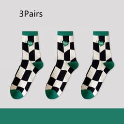image-Green Women's Spring And Autumn Stockings