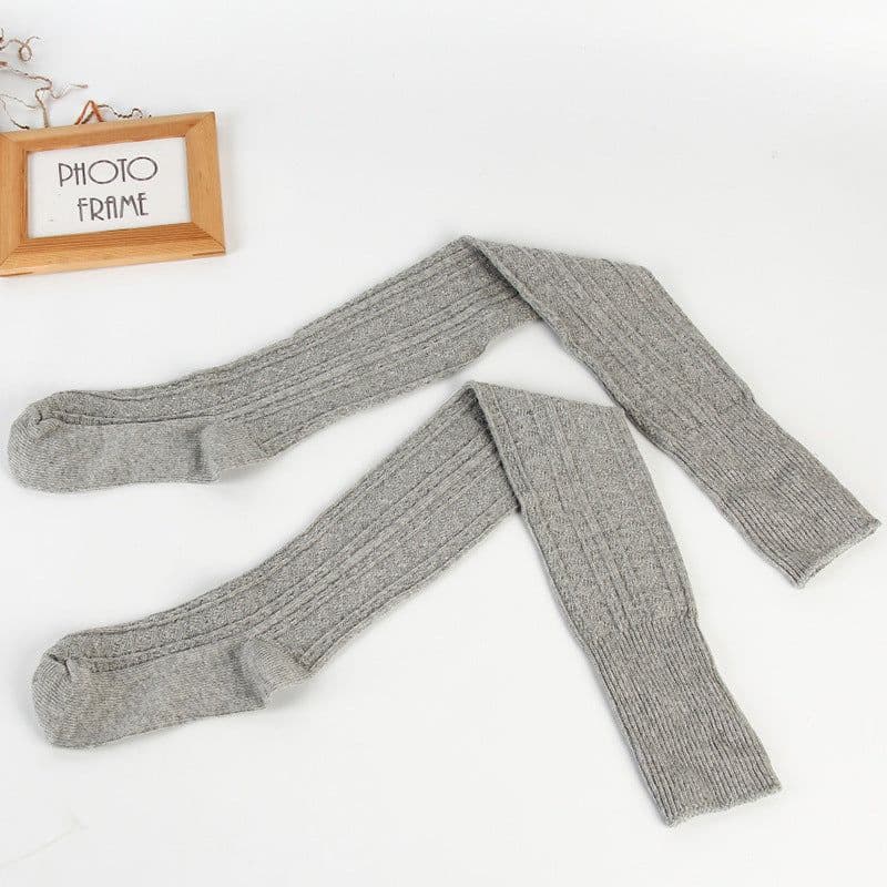 image-Women's Fashionable Knitted Over-the-knee Socks