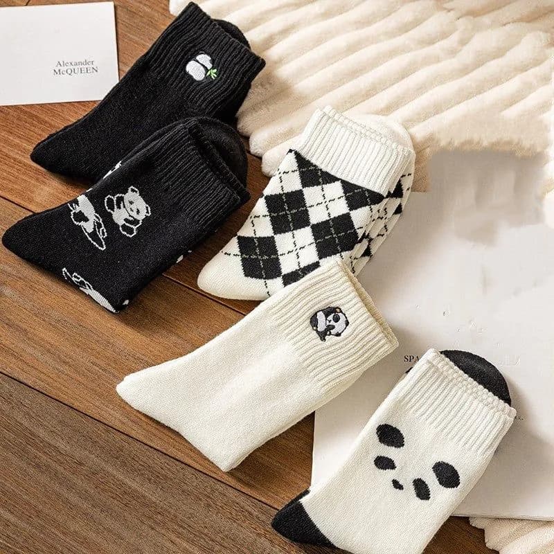 image-Cartoon Cute Cotton Tube Socks
