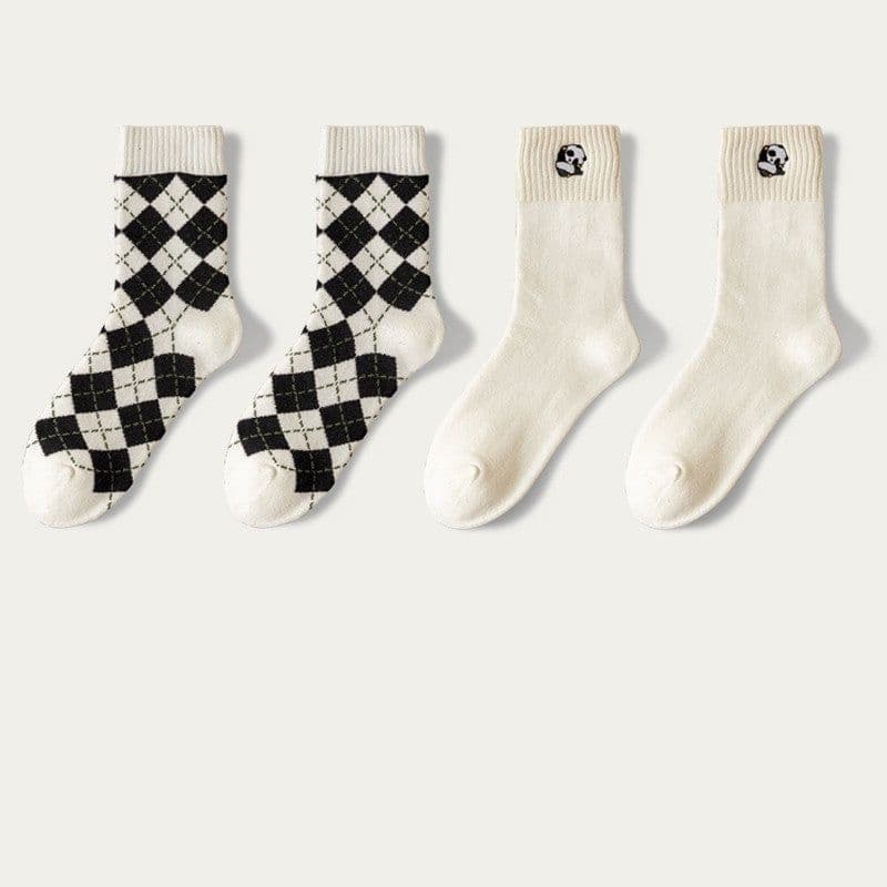 image-Cartoon Cute Cotton Tube Socks