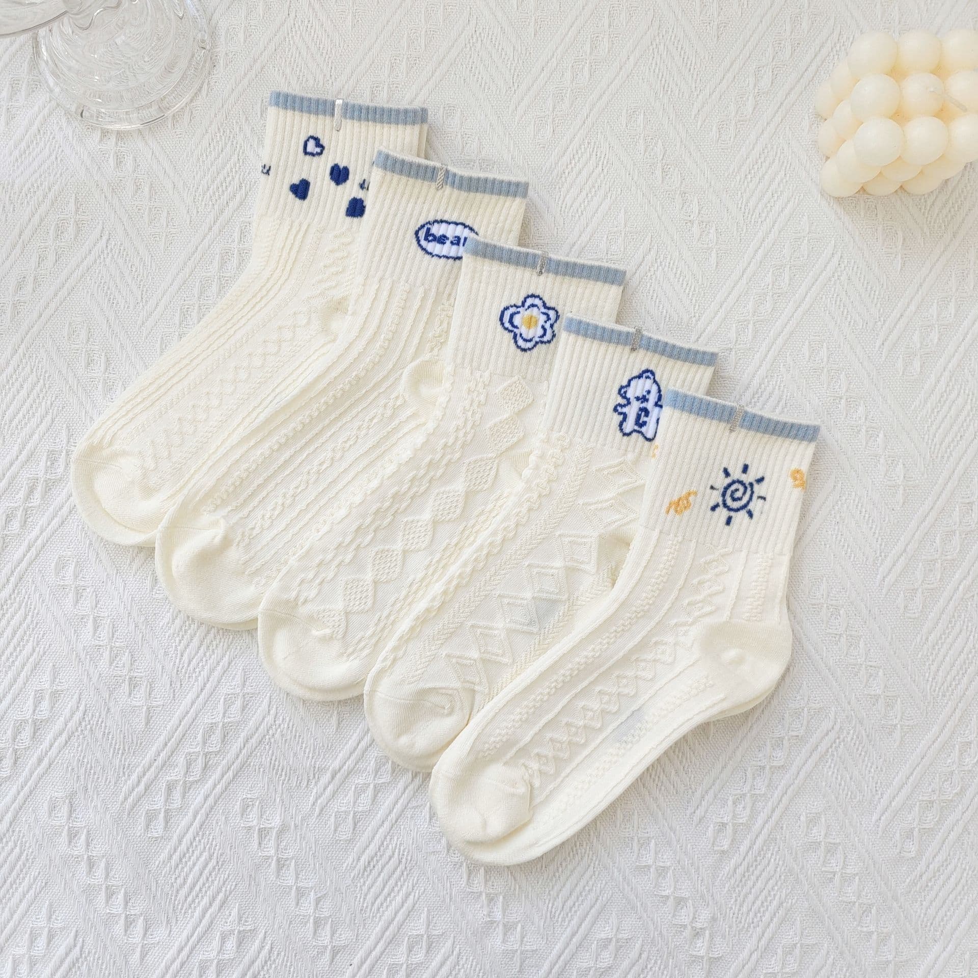 image-Women's Cute Cartoon Tube Socks