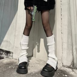 image-Japanese Zipper Leg Sleeve Is Fashionable And Warm