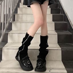 image-Japanese Zipper Leg Sleeve Is Fashionable And Warm