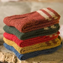 image-Double Needle Thickened Winter Warm Socks