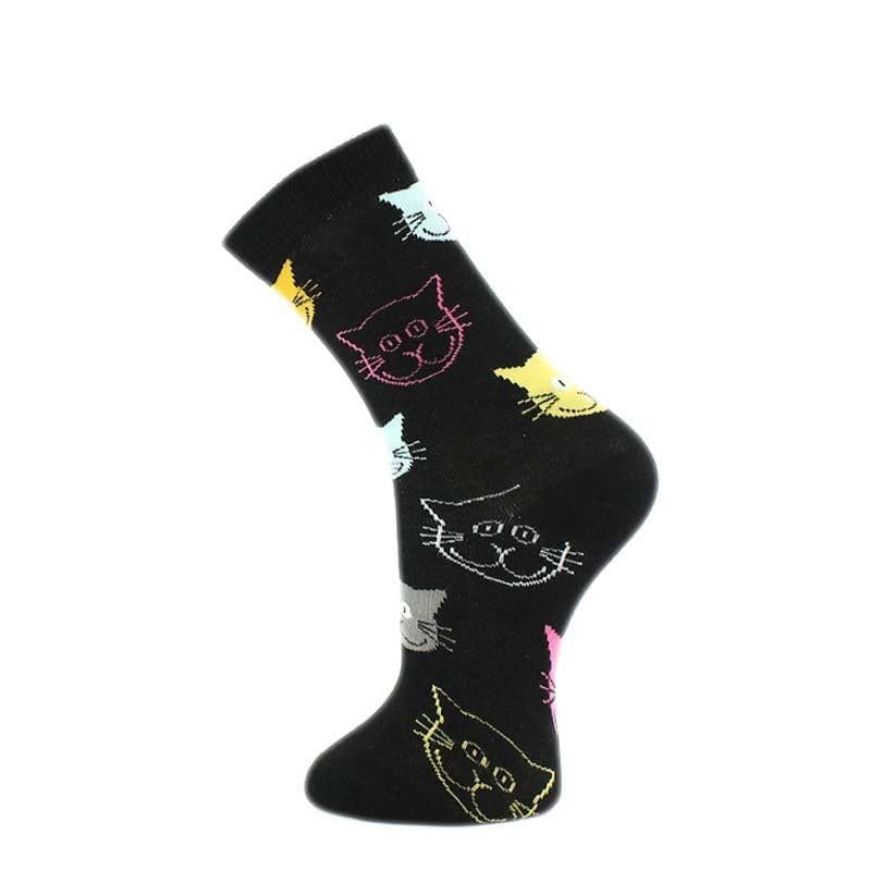 image-Trendy Cat Socks Personality Women's Cotton Socks