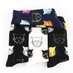image-Trendy Cat Socks Personality Women's Cotton Socks