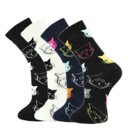 image-Trendy Cat Socks Personality Women's Cotton Socks