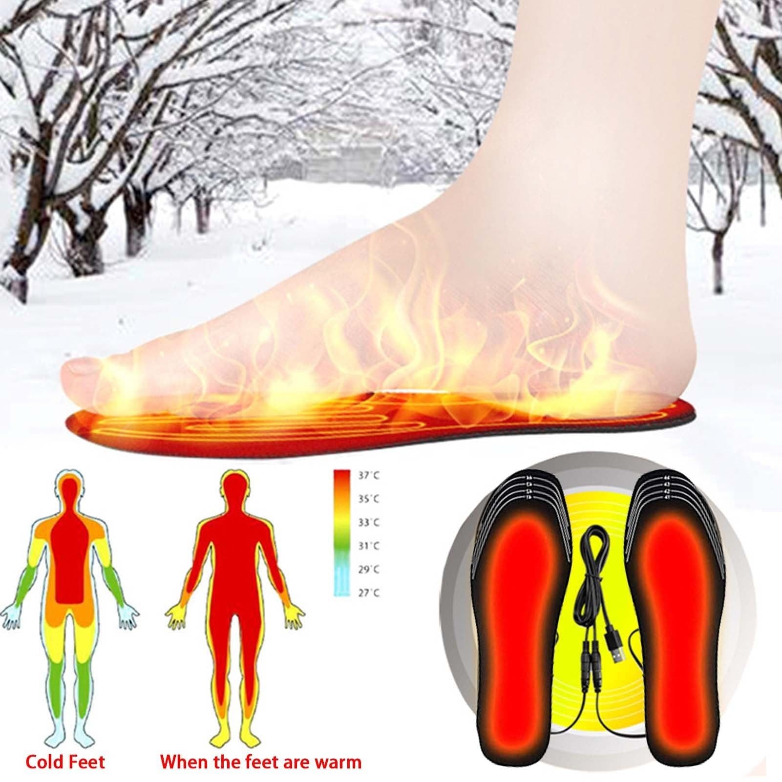 image-USB Heated Shoes Insoles Can Be Cut Winter Warm Heating Insoles Pad Feet For Boots Sneaker Shoes