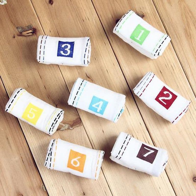 image-Creative Gift Box Socks Couple Socks For Men And Women 7 Days Gift Socks