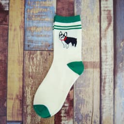 image-Tube Socks Pet Dog Gathering Men's Socks Autumn And Winter Cartoon 100 Cotton Socks