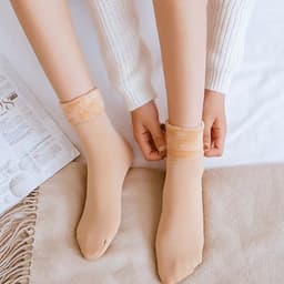 image-Korean Long Barrel Autumn And Winter Floor Bare Leg Artifact