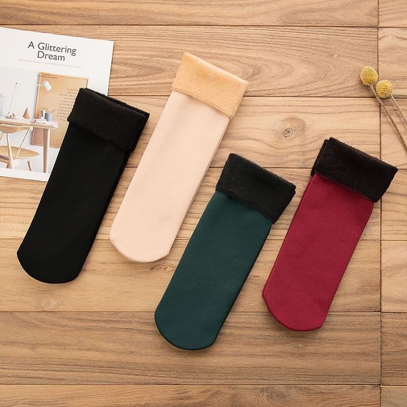 image-Korean Long Barrel Autumn And Winter Floor Bare Leg Artifact