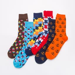 image-Colorful Cotton Stockings Happy Puzzle