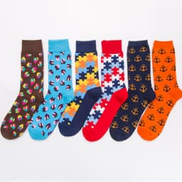image-Colorful Cotton Stockings Happy Puzzle