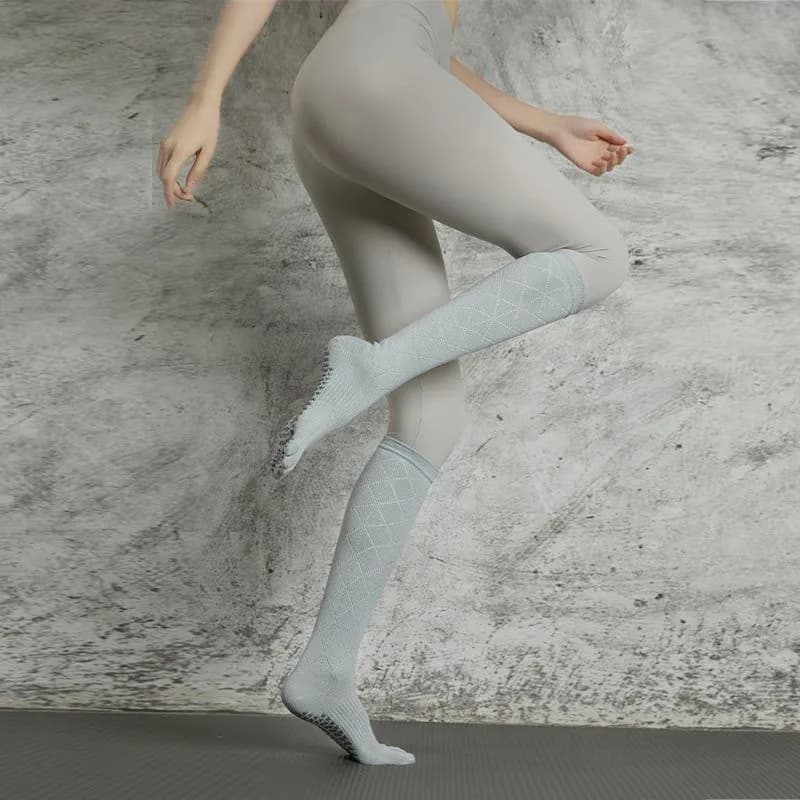 image-Long Yoga Socks Wholesale Female Pilates Five Finger Socks Yoga Socks