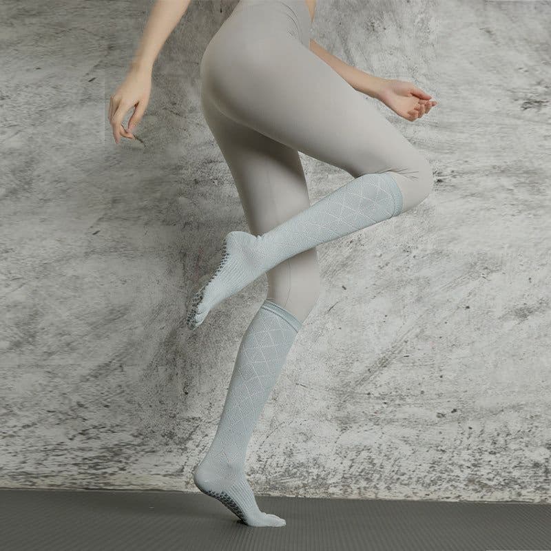 image-Long Yoga Socks Wholesale Female Pilates Five Finger Socks Yoga Socks