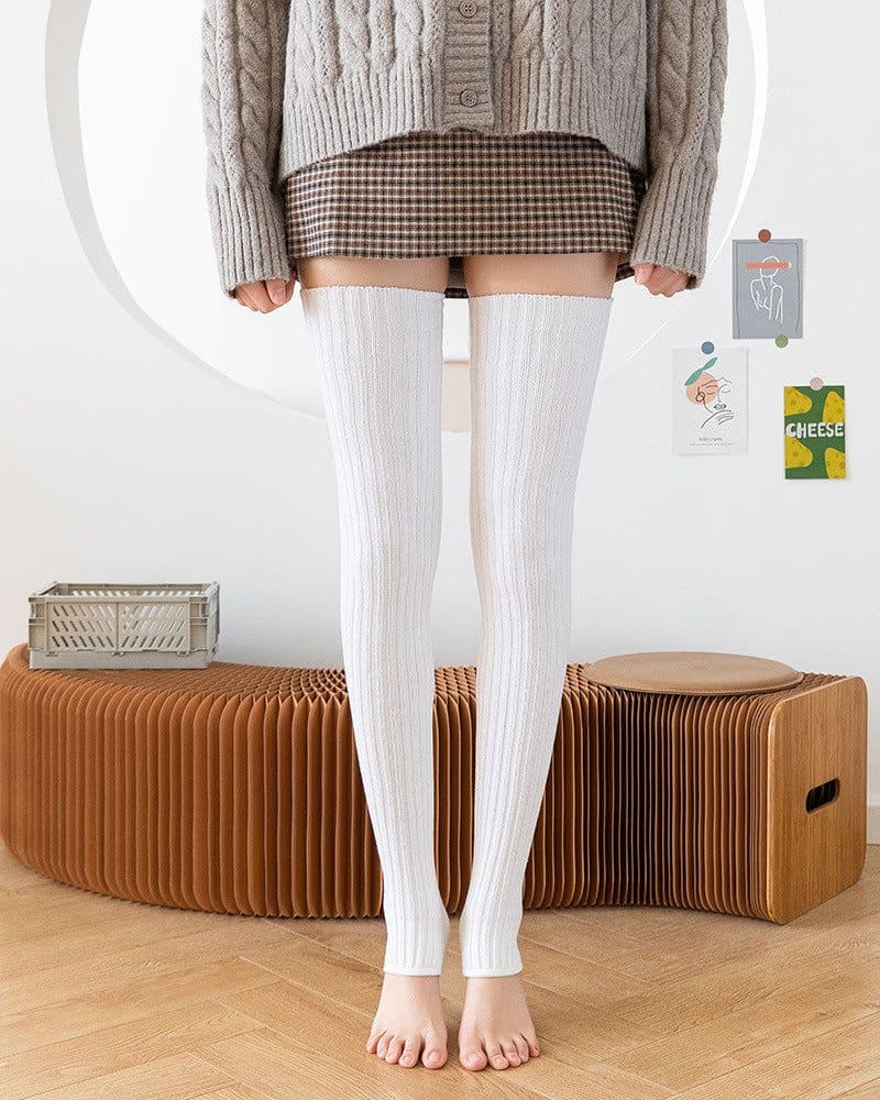 image-Warm Nine-cent Polyester Leg Cover