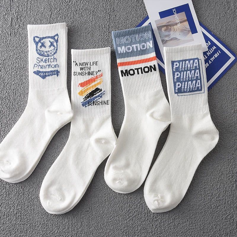 image-Ins Tidal Socks Long-tube Basketball Tidal Socks