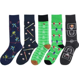 image-Men's Football Basketball Ice Hockey Sports Series Socks