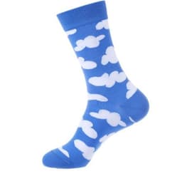 image-Blue Sky And White Clouds In The Tube Tide Sock Female