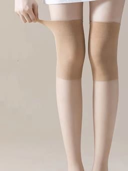 image-Silk Stockings Women's Knee Length Tube
