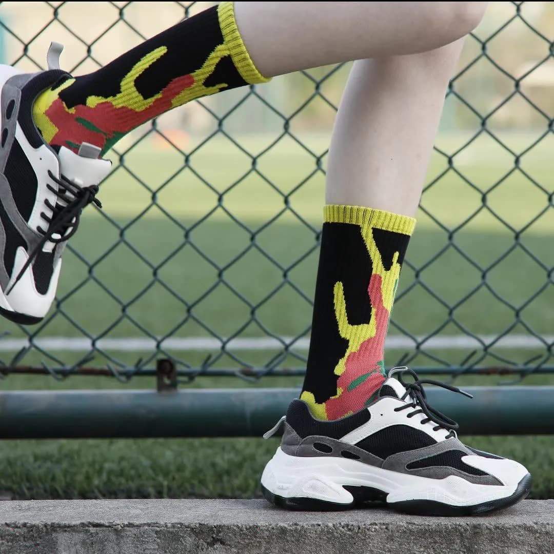 image-Men's Fashion Running Basketball Sports Socks