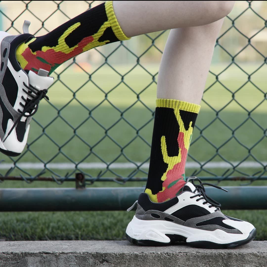 image-Men's Fashion Running Basketball Sports Socks
