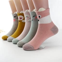 image-5pairs Lot Spring Socks Cotton Soc