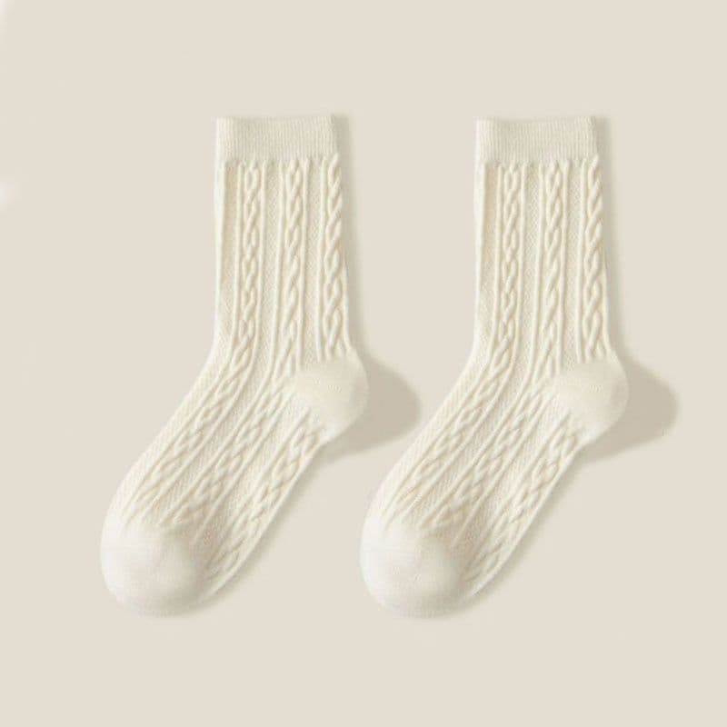 image-Trendy All-matching Good-looking Solid Color Mori Style Stockings