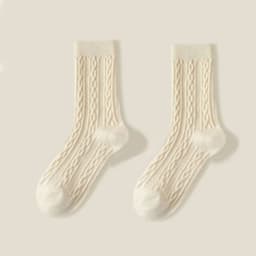 image-Trendy All-matching Good-looking Solid Color Mori Style Stockings
