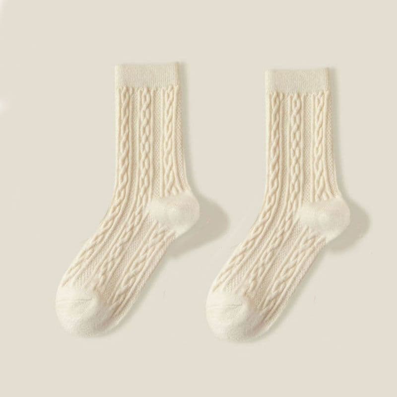 image-Trendy All-matching Good-looking Solid Color Mori Style Stockings