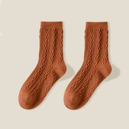 image-Trendy All-matching Good-looking Solid Color Mori Style Stockings