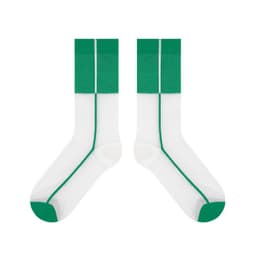 image-Women's Thin Breathable Spun Glass Simple Cotton Sock