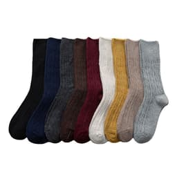 image-Women's Thickened Keep Warm Pure Color Retro Stockings