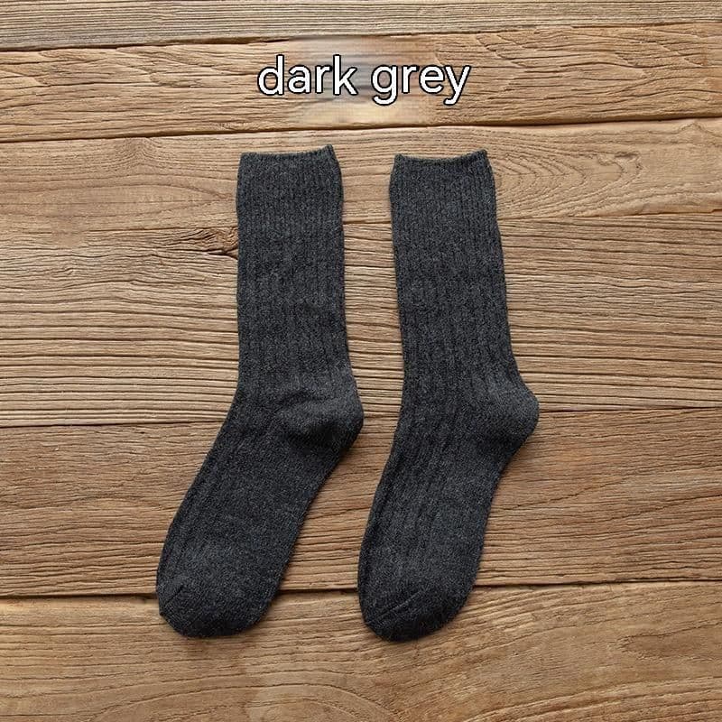 image-Women's Thickened Keep Warm Pure Color Retro Stockings