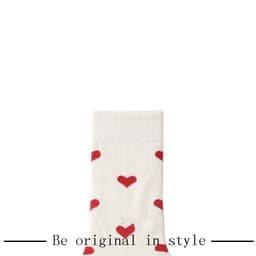 image-Tube Socks Female With Hearts Sweet Long Socks