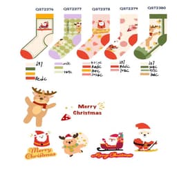 image-Christmas Men's And Women's Mid-calf Christmas Stockings