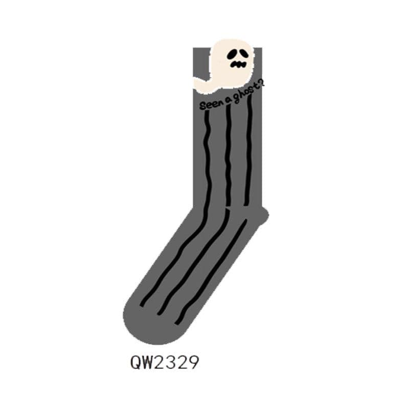 image-Halloween Cotton Socks Man And Woman Cartoon Tube Socks