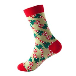 image-Christmas Tube Socks Women's Snowflake Christmas Tree Cotton Socks