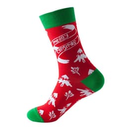 image-Christmas Tube Socks Women's Snowflake Christmas Tree Cotton Socks