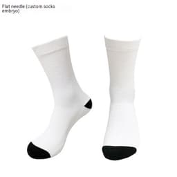 image-Thermal Transfer Blank Socks Embryo Socks